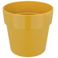 Plant pot Elho 9262302511800 Ocre Plastic Circular Ø 24,7 x 23,2 cm