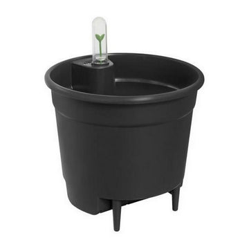 Plant pot Elho Black polypropylene Circular Modern