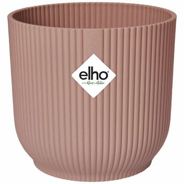 Pot Elho Rose Plastique Rond Ronde Moderne Ø 25 cm