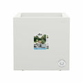 Blumentopf Elho 29,5 x 29,5 x 49,5 cm Weiß Kunststoff karriert Moderne