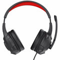 Headphones with Microphone Trust 24785 Black Red