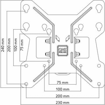 Nosilec za TV One For All WM2241 13"-32" 20 kg