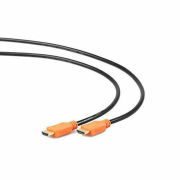 HDMI Kabel mit Ethernet GEMBIRD CC-HDMI4L-6 Schwarz Schwarz/Orange 1,8 m