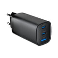 Wall Charger GEMBIRD TA-UC-PDQC65-01-BK Black 65 W (1 Unit)