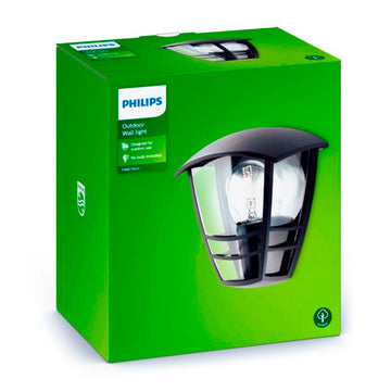 Wandleuchte Philips 15387/30/16 Schwarz Aluminium 60 W E27