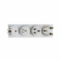 Adaptateur Prise Universelle de Voyage Allocacoc PowerCube Blanc