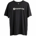 Men’s Short Sleeve T-Shirt Burton Horizontal Mountain Black