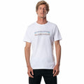 Herren Kurzarm-T-Shirt Rip Curl El Mama Weiß