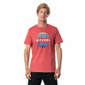 Men’s Short Sleeve T-Shirt Rip Curl El Mama Red