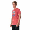 Herren Kurzarm-T-Shirt Rip Curl El Mama Rot