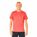 Men’s Short Sleeve T-Shirt Rip Curl Revival Inverted  M Salmon