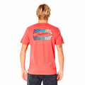 T-shirt à manches courtes homme Rip Curl Revival Inverted  M Saumon