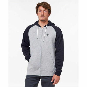 Herren Sweater mit Kapuze Rip Curl Hellgrau