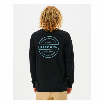 Sweat sans capuche homme Rip Curl Re Entry Crew Noir