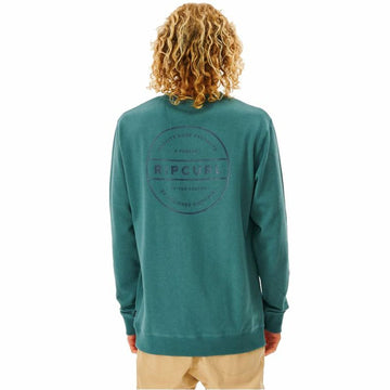 Herren Sweater ohne Kapuze Rip Curl Re Entry Crew Blau