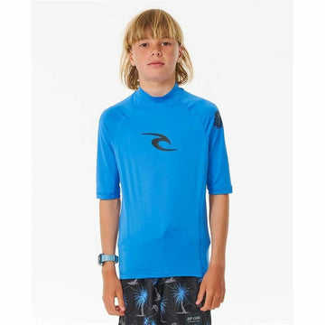 Men’s Short Sleeve T-Shirt Rip Curl Wave pf Sky blue