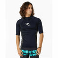 Men’s Short Sleeve T-Shirt Rip Curl Waves pf Black