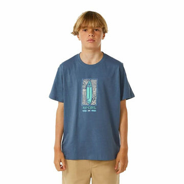 Kurzarm-T-Shirt für Kinder Rip Curl Lost Island Blau