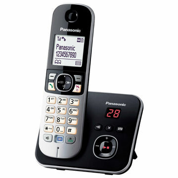 Téléphone Sans Fil Panasonic KX-TG6821FRB Noir Gris