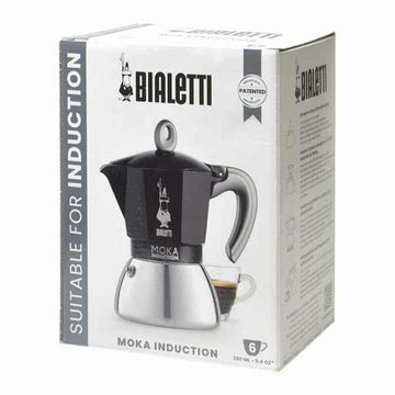 Italienische Kaffeemaschine Bialetti 0006936 Schwarz Edelstahl Aluminium 300 ml 6 Tassen