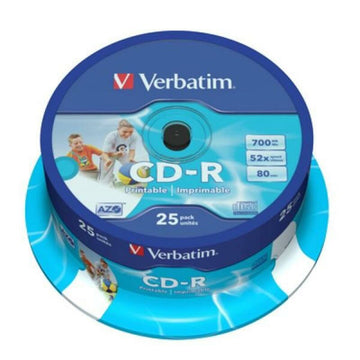 Natisljiv CD-R Verbatim 43439 700 MB 52x 25 pcs 700 MB