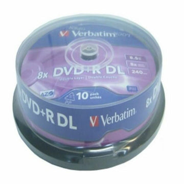 DVD-R Verbatim    8,5 GB 8x 10 pcs 10 Stück 8,5 GB 8x (10 Stück)