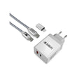 Wall Charger Subblim SUBCHG-3WPD10 White (1 Unit)