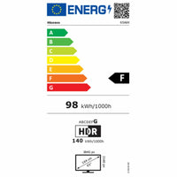 TV intelligente Hisense 65A6K 4K Ultra HD 65" 43" LED