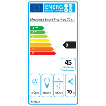 Kuhinjska napa Mepamsa 243005 70 cm 300 m3/h 125W D Jeklo