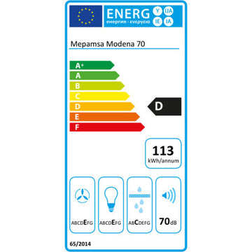 Hotte standard Mepamsa Modena 70 cm