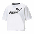 Damen Kurzarm-T-Shirt Puma Weiß L