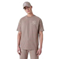 Herren Kurzarm-T-Shirt New Era ESSNTLS LC OS TEE NEYYAN 60435555 Grau