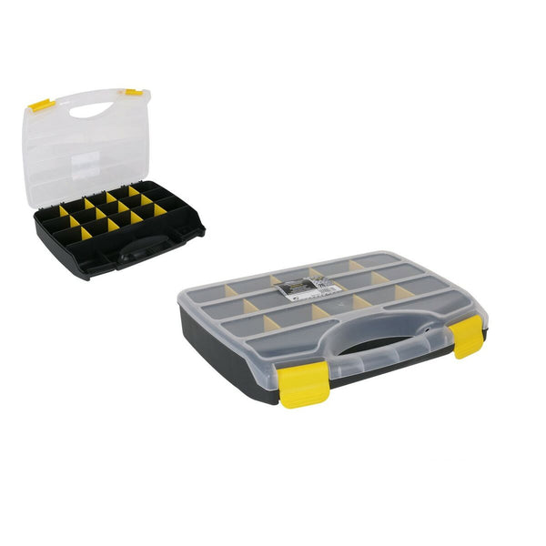 Box with compartments Dem Brico Plastic 32 x 26 x 6 cm