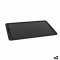 Schale Percutti   Entfrostfunktion Schwarz 39 x 23 cm (2 Stück)