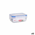 Lunchbox hermetisch Quttin 500 ml rechteckig 15 x 10 x 6 cm (12 Stück)