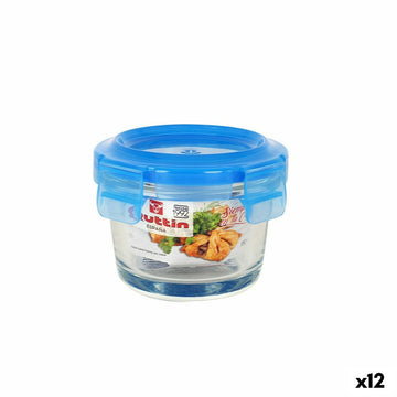 Boîte à lunch hermétique Quttin Bleu Ronde 130 ml ø 9 x 6,6 cm (12 Unités)
