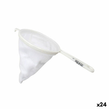 Sieb   Weiß Kunststoff Franela Ø 12 cm (24 Stück)