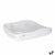 Draining Rack for Kitchen Sink Dem Bloom Plastic White 48 x 40 x 11,5 cm (7 Units)