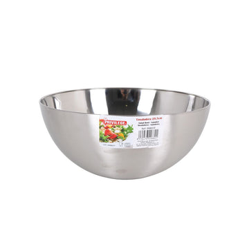 Salad Bowl Quttin   Silver Ø 29,5 cm Steel (6 Units)