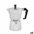 Cafetière Italienne Quttin 6 Tasses (6 Unités)