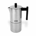 Italian Coffee Pot Quttin Stainless steel 4 Cups (6 Units)