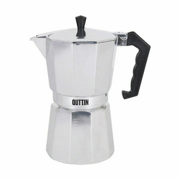 Italian Coffee Pot Quttin 9 Cups Aluminium (6 Units)