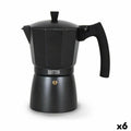 Italienische Kaffeemaschine Quttin 9 Tassen (6 Stück)