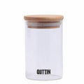 Bocal en Verre Transparent Quttin    6,5 x 11 cm Silicone 250 ml (24 Unités)