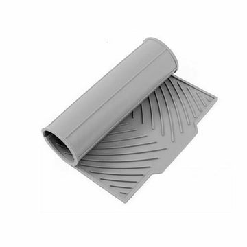 Égouttoir en Silicone Quttin Gris 37 x 24,5 cm (12 Unités)