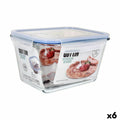 Lunchbox hermetisch Quttin   rechteckig 2,35 L 23 x 17,5 x 13 cm (6 Stück)