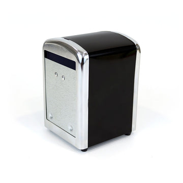 Napkin holder Quttin Black 10,6 x 9,6 x 13,9 cm Hotel industry (12 Units)