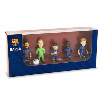 Ensemble de Figurines Minix FC Barcelona 7 cm 5 Pièces