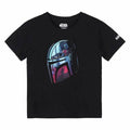 Child's Short Sleeve T-Shirt The Mandalorian Black