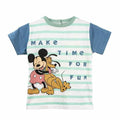 Child's Short Sleeve T-Shirt Mickey Mouse Multicolour 18 Months